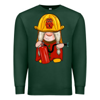 Sports Green firefighter gnomes Premium Sweatshirt - Artiststas