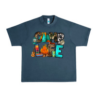 Midnight Navy camp life Urban Heavy Tee - RanaPortraitStore