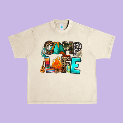 Camp Life Urban Heavy Tee Designed By Ranaportraitstore