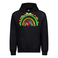 Black school rainbow Urban Hoodie - NancyCooperArtShop
