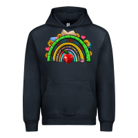 Navy school rainbow Urban Hoodie - NancyCooperArtShop