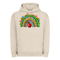 Pigment French Oak school rainbow Urban Hoodie - NancyCooperArtShop