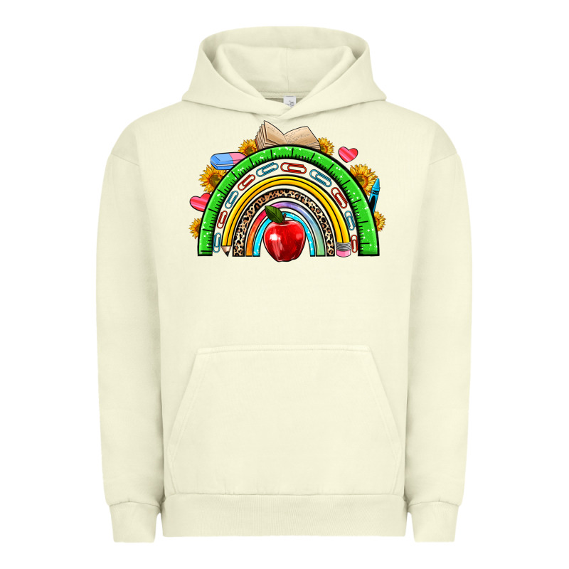 School Rainbow Urban Hoodie by NancyCooperArtShop | Teevron