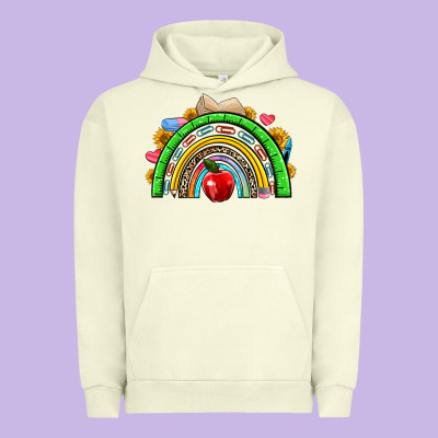 School Rainbow Urban Hoodie Designed By Nancycooperartshop