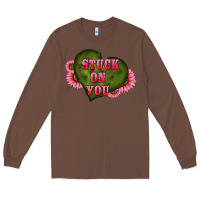 Chestnut valentine's day stuck on you heart sunflowers Long Sleeve Tee - RanaPortraitStore