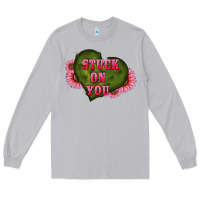 Valentine's Day Stuck On You Heart Sunflowers Long Sleeve Tee | Teevron