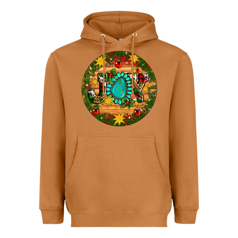 Christmas Gemstone Joy Ornament Heavyweight Hoodie by Artiststas | Teevron