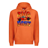 Carrot two fast boys birthday racing car Premium Hoodie - MaliasSmallBusiness