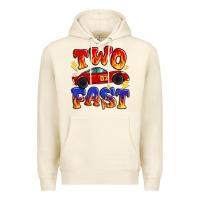 Sandshell two fast boys birthday racing car Premium Hoodie - MaliasSmallBusiness