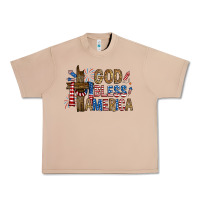 Burro god  bless america with cross Urban Heavy Tee - RanaPortraitStore