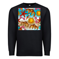 Black beach seamless pattern Premium Sweatshirt - BundleAndBundleShop