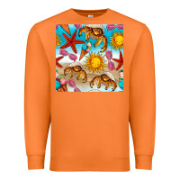 Carrot beach seamless pattern Premium Sweatshirt - BundleAndBundleShop
