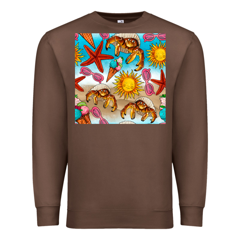 Beach Seamless Pattern Premium Sweatshirt by BundleAndBundleShop | Teevron