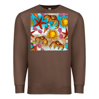 Chestnut beach seamless pattern Premium Sweatshirt - BundleAndBundleShop