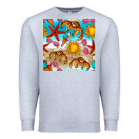 Heather Grey beach seamless pattern Premium Sweatshirt - BundleAndBundleShop
