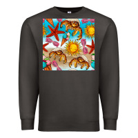 Smoke beach seamless pattern Premium Sweatshirt - BundleAndBundleShop