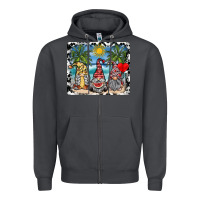 Smoke summer gnome mousepad Zipper Hoodie - SublimationCraftShop