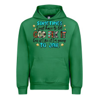 Emerald sometimes i just have to let god fix it cus if i f Urban Hoodie - MaliasSmallBusiness