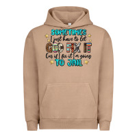Pigment Burro sometimes i just have to let god fix it cus if i f Urban Hoodie - MaliasSmallBusiness