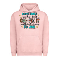 Pigment Salmon sometimes i just have to let god fix it cus if i f Urban Hoodie - MaliasSmallBusiness