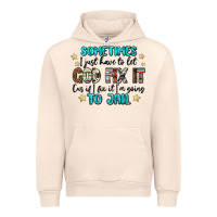Sandshell sometimes i just have to let god fix it cus if i f Urban Hoodie - MaliasSmallBusiness