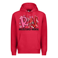 Cardinal rn registered nurse valentines day Premium Hoodie - MaliasSmallBusiness
