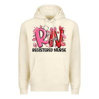 Sandshell rn registered nurse valentines day Premium Hoodie - MaliasSmallBusiness
