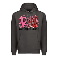 Smoke rn registered nurse valentines day Premium Hoodie - MaliasSmallBusiness