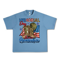 Pebble Blue memorial day honor remember Urban Heavy Tee - RanaPortraitStore