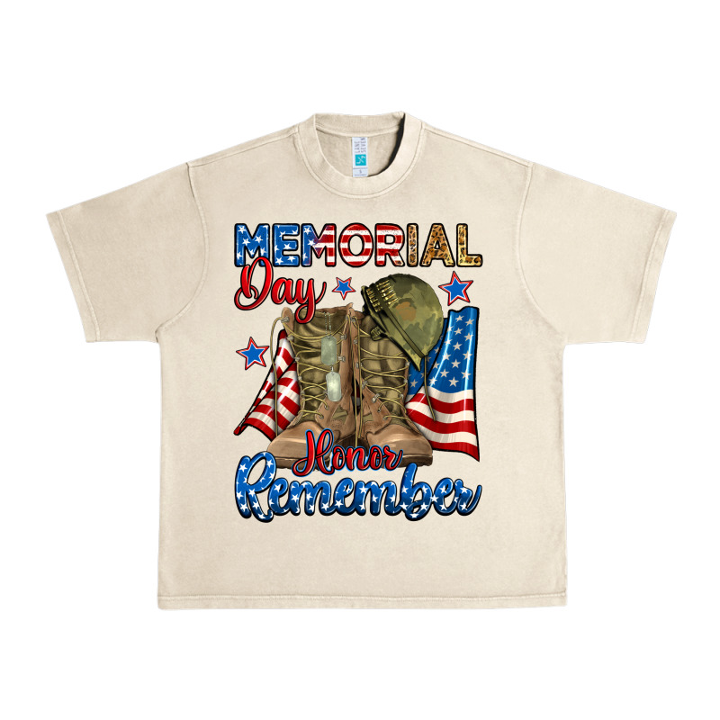 Memorial Day Honor Remember Urban Heavy Tee by RanaPortraitStore | Teevron