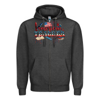 Charcoal Heather American Teacher 4th of July Zipper Hoodie - CowGirlArtShop
