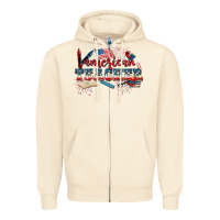 Sandshell American Teacher 4th of July Zipper Hoodie - CowGirlArtShop