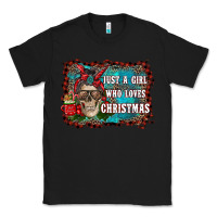Black just a girl who loves christmas Classic Tee - RanaPortraitStore