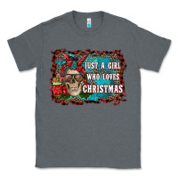 Charcoal Heather just a girl who loves christmas Classic Tee - RanaPortraitStore