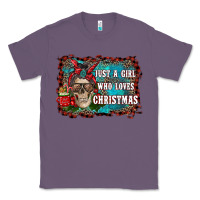 Lavender just a girl who loves christmas Classic Tee - RanaPortraitStore