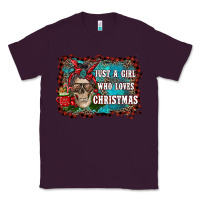 Plum just a girl who loves christmas Classic Tee - RanaPortraitStore