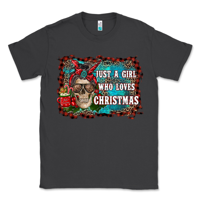 Just A Girl Who Loves Christmas Classic Tee by RanaPortraitStore | Teevron
