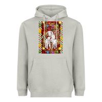 Moon Dust Christmas goat family Heavyweight Hoodie - Artiststas