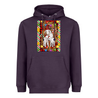 Christmas Goat Family Heavyweight Hoodie | Teevron