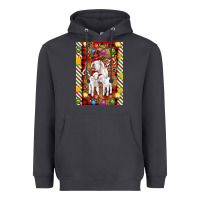 Smoke Christmas goat family Heavyweight Hoodie - Artiststas