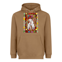 Toasted Coconut Christmas goat family Heavyweight Hoodie - Artiststas