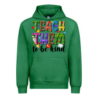 Emerald teach them to be kind Urban Hoodie - NancyCooperArtShop