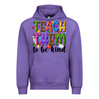 Tulip teach them to be kind Urban Hoodie - NancyCooperArtShop