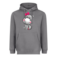 Storm cute hippopotamus Heavyweight Hoodie - AdoDesignShop