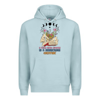 Blue Mist a well read woman is a dangerous creature Premium Hoodie - MaliasSmallBusiness