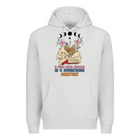 Dove Grey a well read woman is a dangerous creature Premium Hoodie - MaliasSmallBusiness
