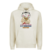 Oatmeal Heather a well read woman is a dangerous creature Premium Hoodie - MaliasSmallBusiness