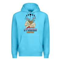 Ocean Blue a well read woman is a dangerous creature Premium Hoodie - MaliasSmallBusiness