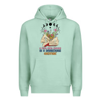 Seafoam a well read woman is a dangerous creature Premium Hoodie - MaliasSmallBusiness