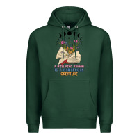 Sports Green a well read woman is a dangerous creature Premium Hoodie - MaliasSmallBusiness